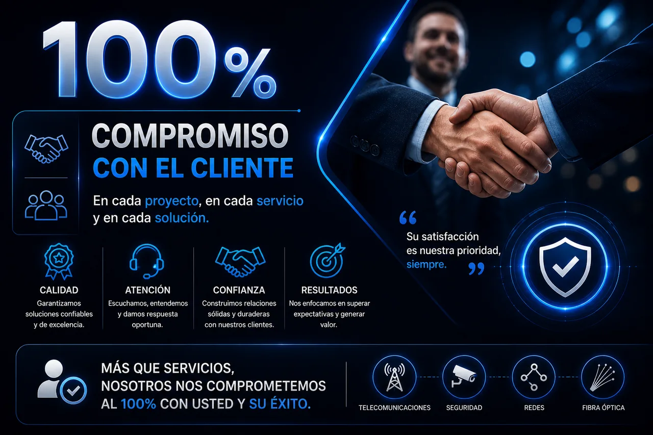 100% compromiso con el cliente