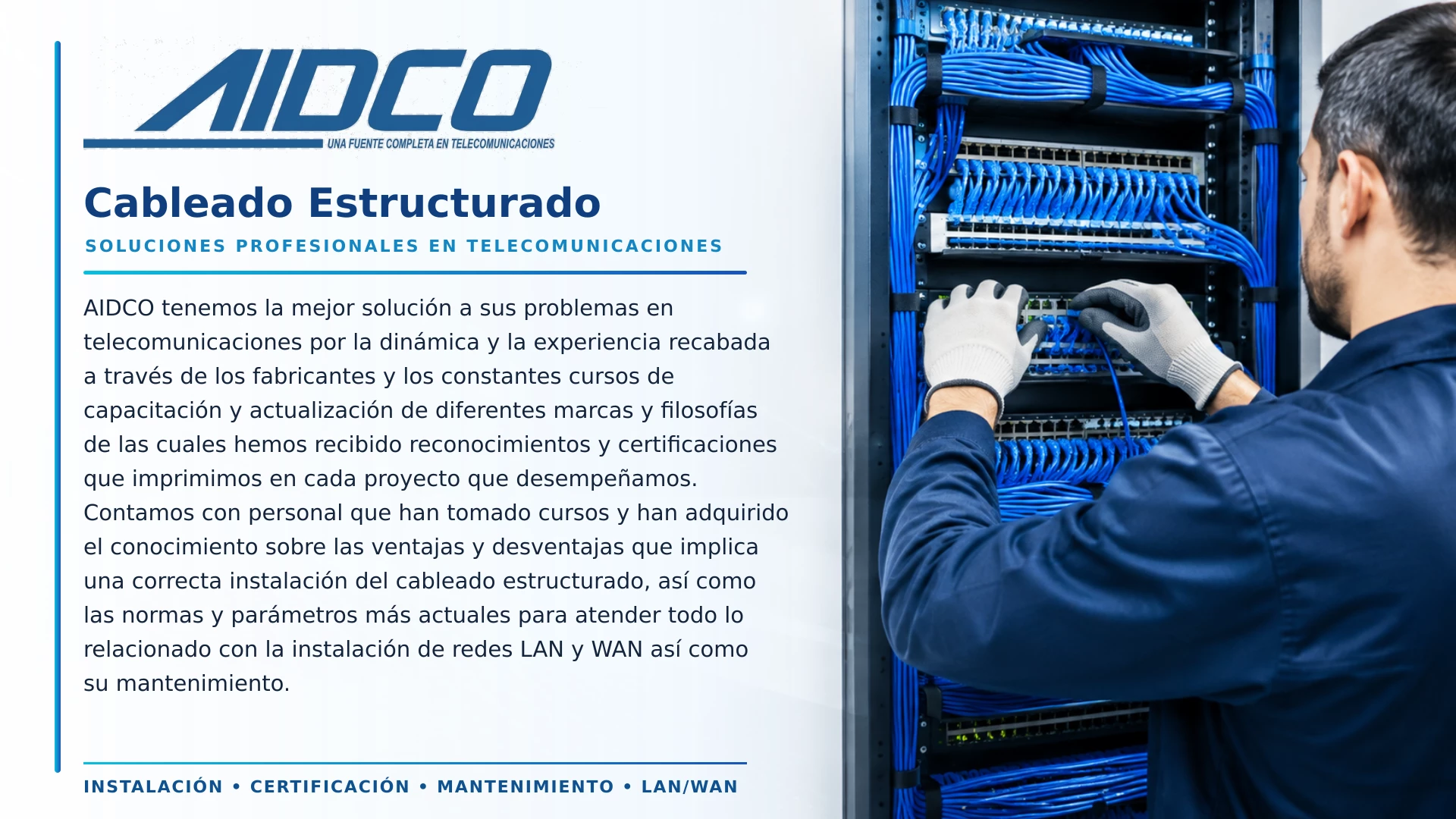 Cableado estructurado AIDCO