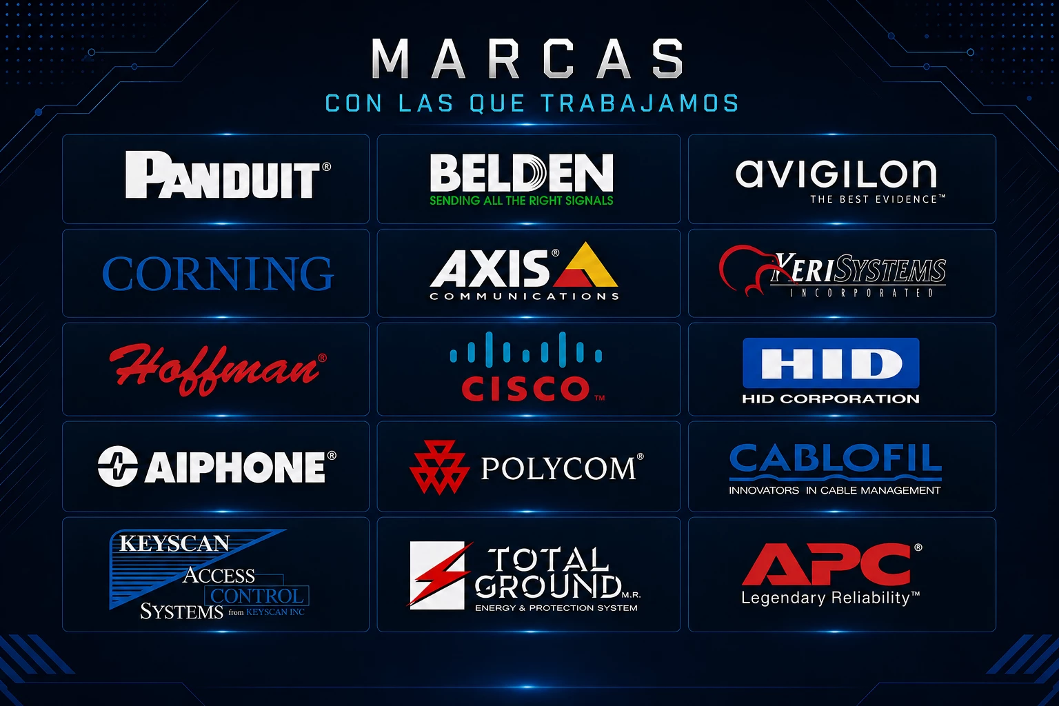Marcas con las que trabajamos